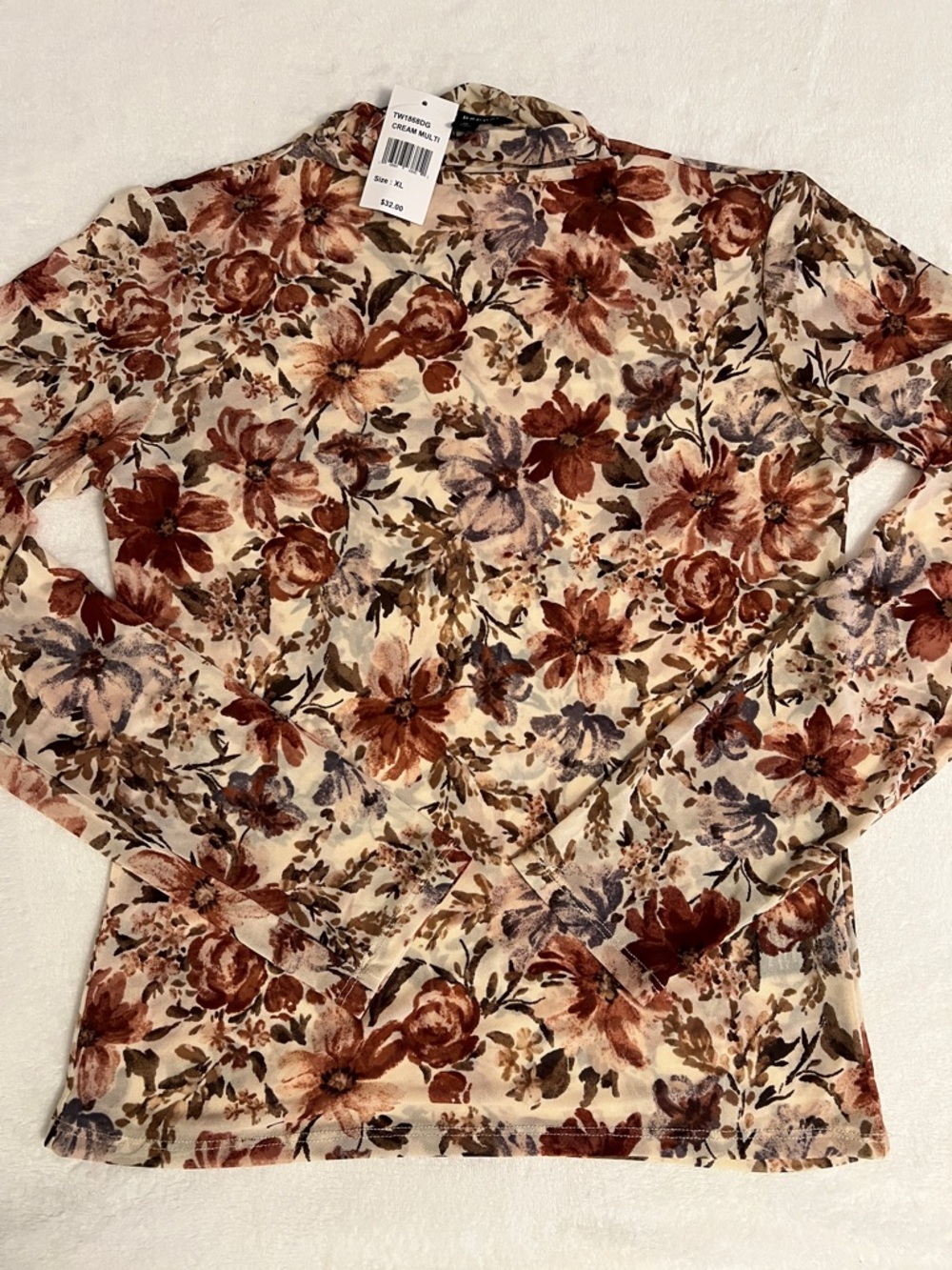 NWT Blu Pepper Sheer Top